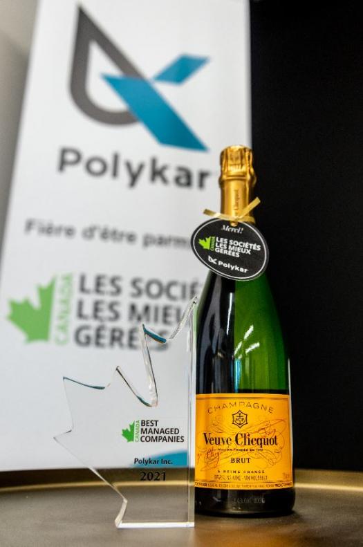 Polykar est nommée parmi les sociétés les mieux gérées au Canada